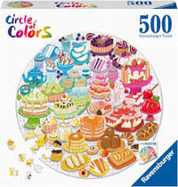 PFG Ravensburger Circle de couleurs: déserts (500pcs) (utilisation / utilisée - puzzles pour de bon)