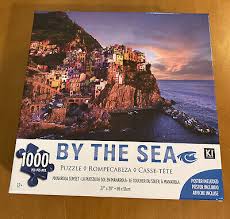 PFG By The Sea - Manarola Sunset (1000pcs) (Usage/Used - PUZZLES FOR GOOD)
