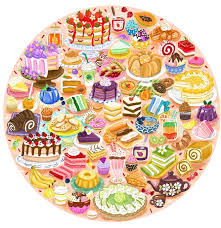 PFG Rainbow Sweets, Olivia Gibbs (500pcs) (ROUND)