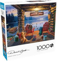 PFG Lakeside Lodge Twilight, Darrell Bush (utilisation / utilisée - puzzles pour de bon)