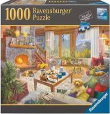PFG Ravensburger Cozy Cabin (1000pcs) (Usage/Used - PUZZLES FOR GOOD)