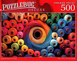 PFG Multicolor Spools of Thread (Usage/Used - PUZZLES FOR GOOD)