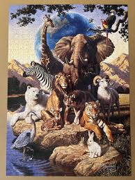 PFG BAG Global Animals (750pcs) (Usage/Used - PUZZLES FOR GOOD)