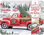 Camion de livraison de Noël PFG Tin avec chiots (USAGÉ / USET - Puzzles pour de bon)
