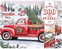 Camion de livraison de Noël PFG Tin avec chiots (USAGÉ / USET - Puzzles pour de bon)