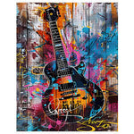 Guitare électrique de rock musical PFG (utilisation / utilisée - puzzles pour de bon)