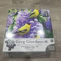 PFG Goldfinch Andf Wisteria, Greg Giordano (550pcs) (utilisation / utilisée - puzzles pour de bon)