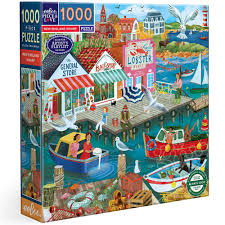 PFG New England Wharf (1000pcs) (Usage/Used - PUZZLES FOR GOOD)