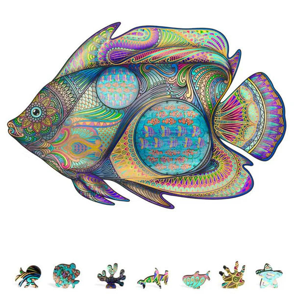 PFG Tropical Fish (WOOD) (Usage/Used - PUZZLES FOR GOOD)