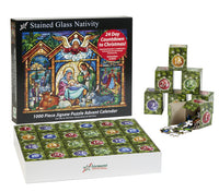 Advent Calendar - Stained Glass Nativity, Randy Wollenmann