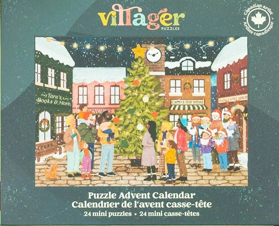 Advent Calendar - Welcome to the Holiday Village, Tara Younggren (24x100pcs)