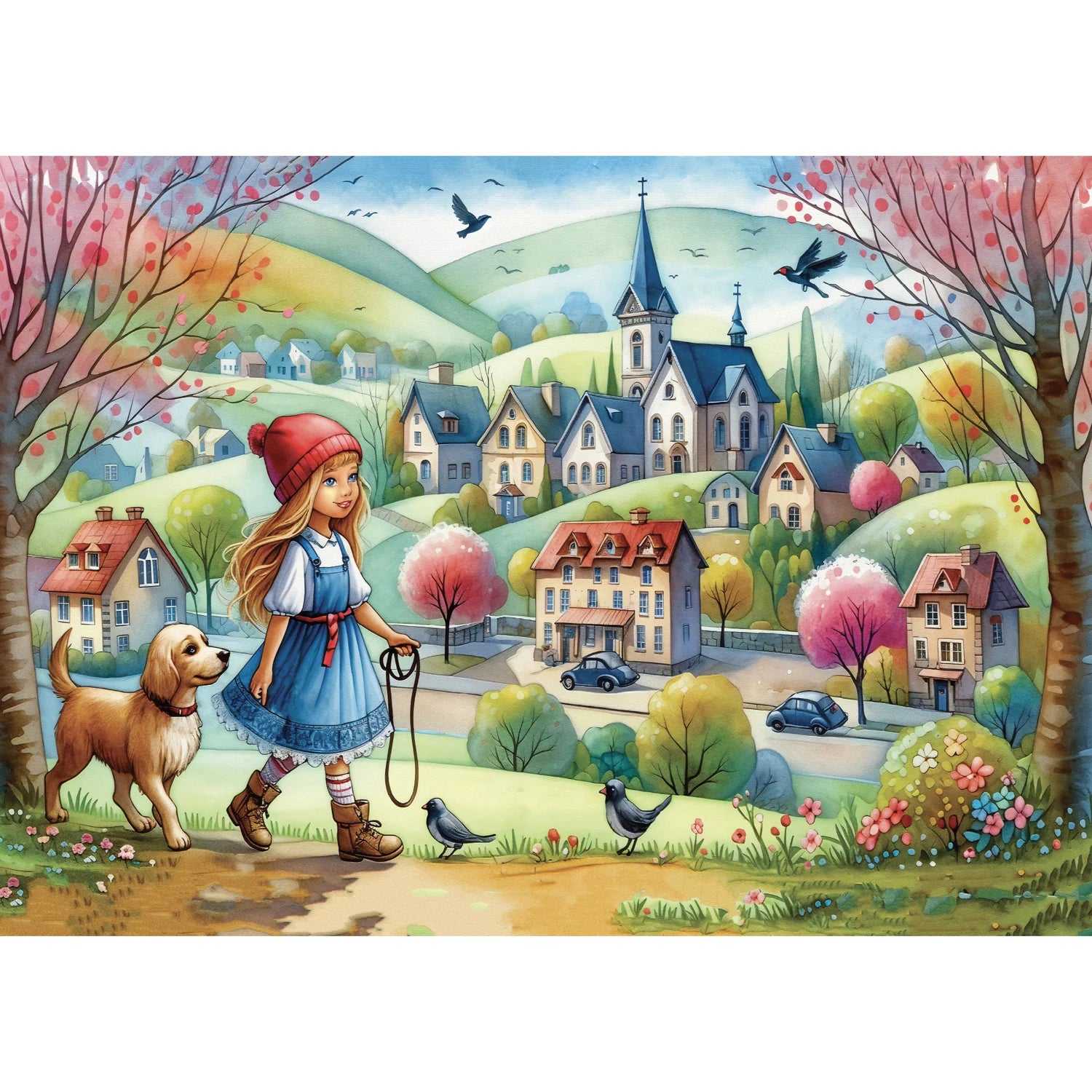 Marcher vers la maison (1000 pièces)