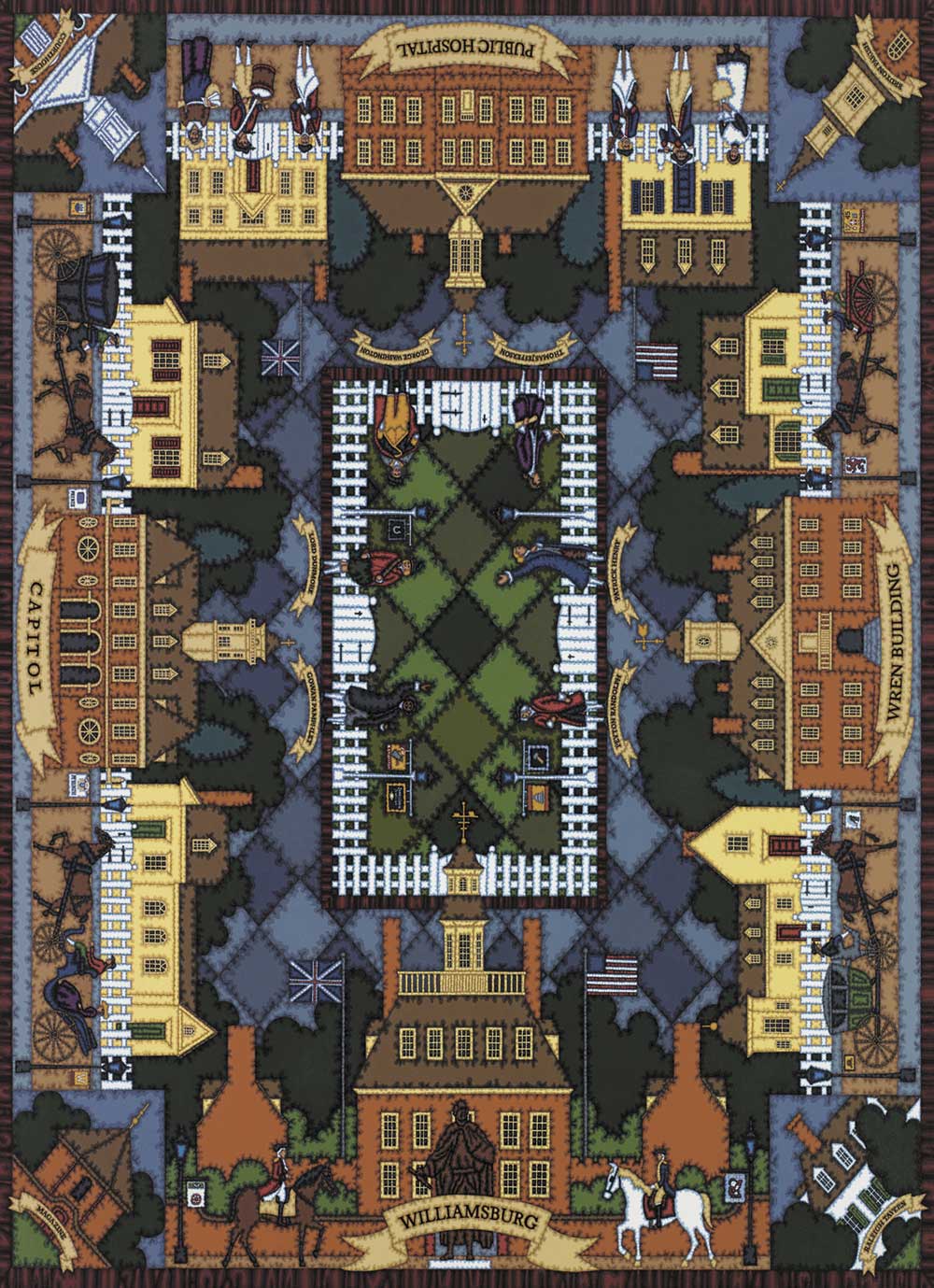 Williamsburg Quilt (1000pcs)