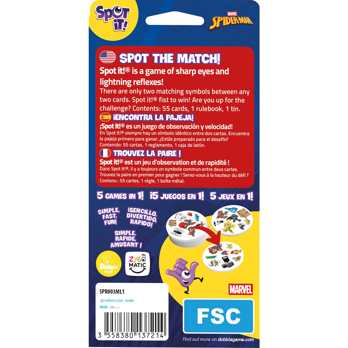 Spot It! - Spider-Man