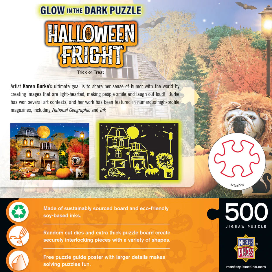 Glow-in-the-Dark Halloween Fright - Trick or Treat (500pcs)