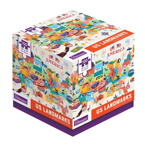 Cube - US Landmarks (100pcs)