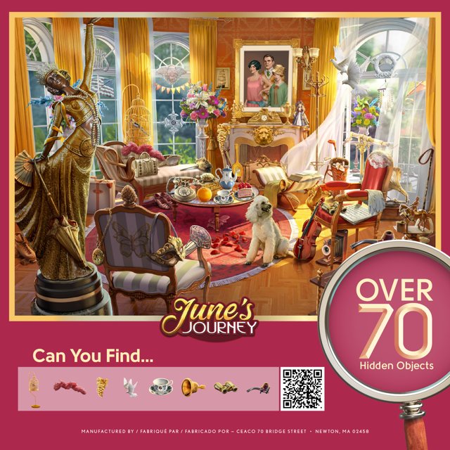 Seek & Find: June's Journey - Estate Parlour (1000pcs)