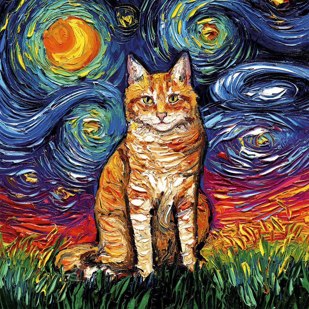 Orange Tabby at Night (1000pcs)
