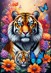 Tiger - Collection d'amour maternelle (1000pcs)