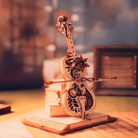 3D Mechanical Music Box - Magic Cello (Wood)