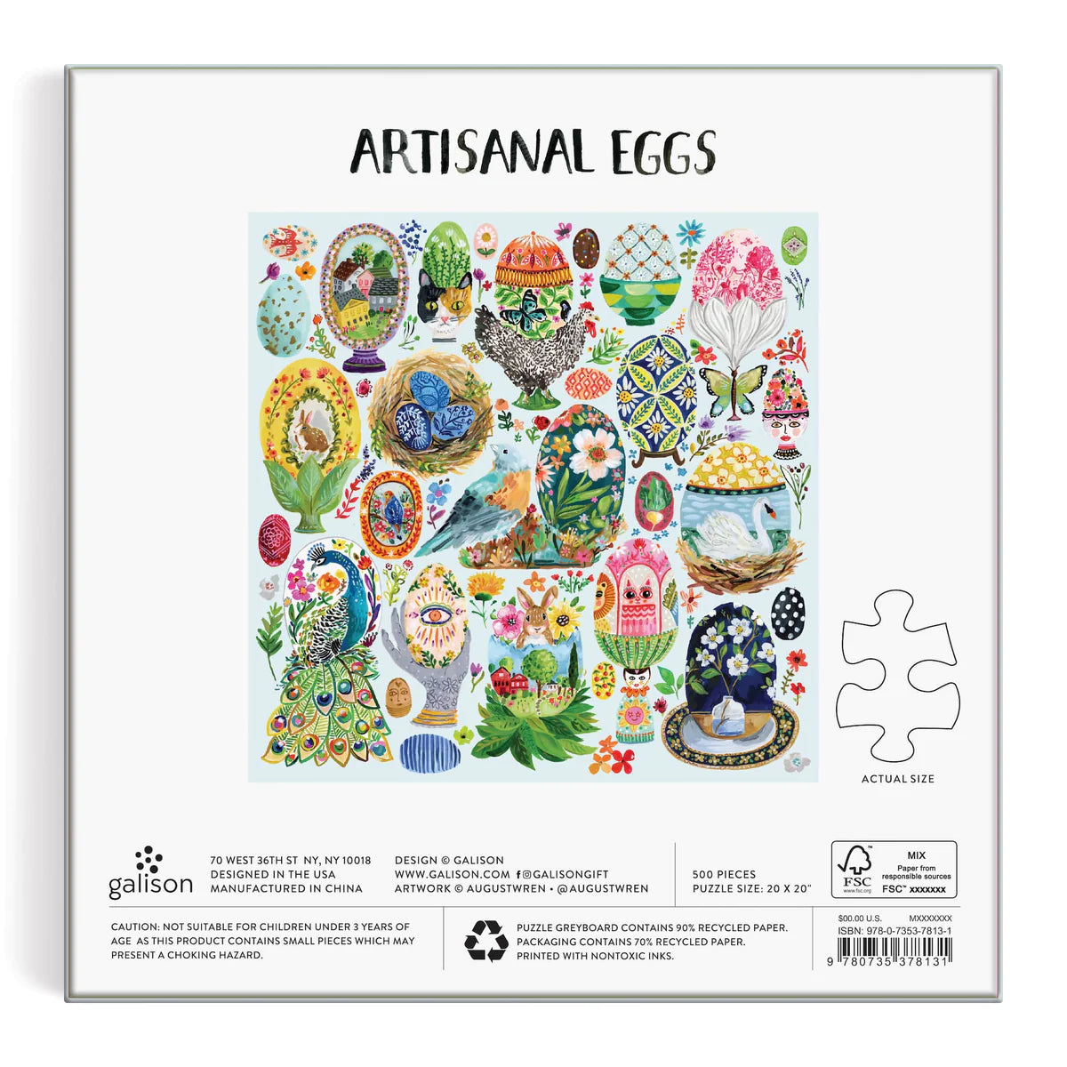 Artisanal Eggs (500pcs)