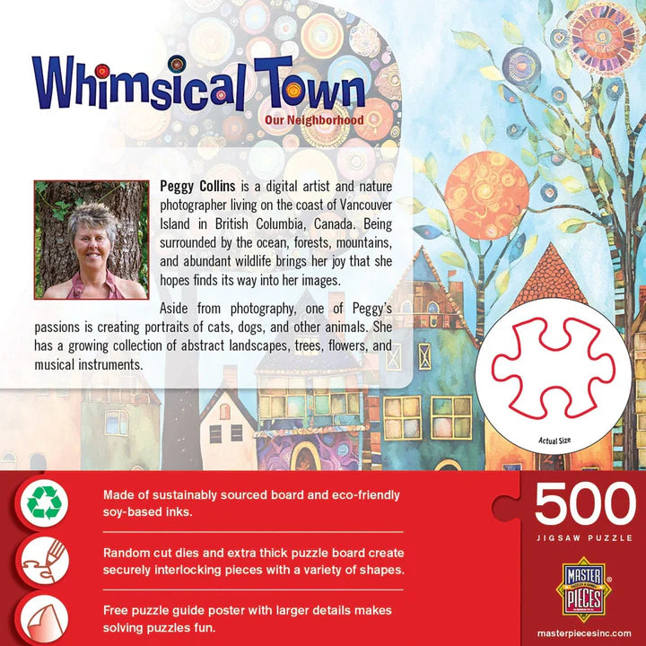 Whimsical Town - Our Neighborhood, Peggy Collins (500pcs)
