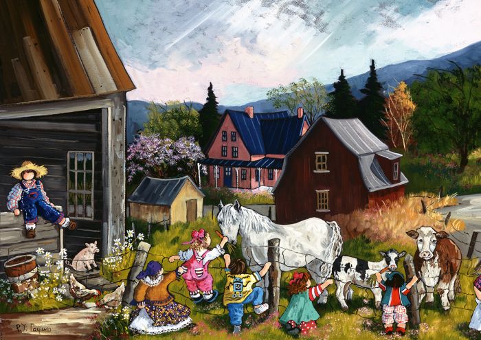 PFG At the Farm (À la ferme), Pauline Paquin (Usage/Used - PUZZLES FOR GOOD)
