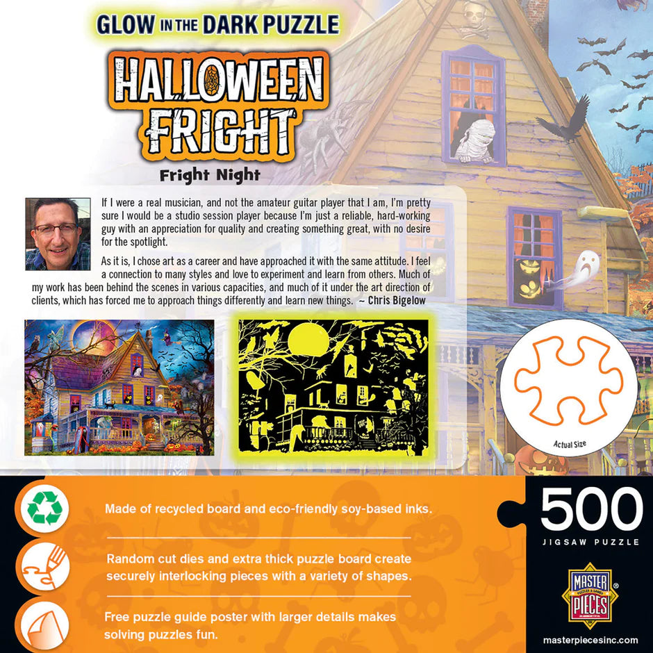 Glow-in-the-Dark Halloween Fright - Fright Night (500pcs)