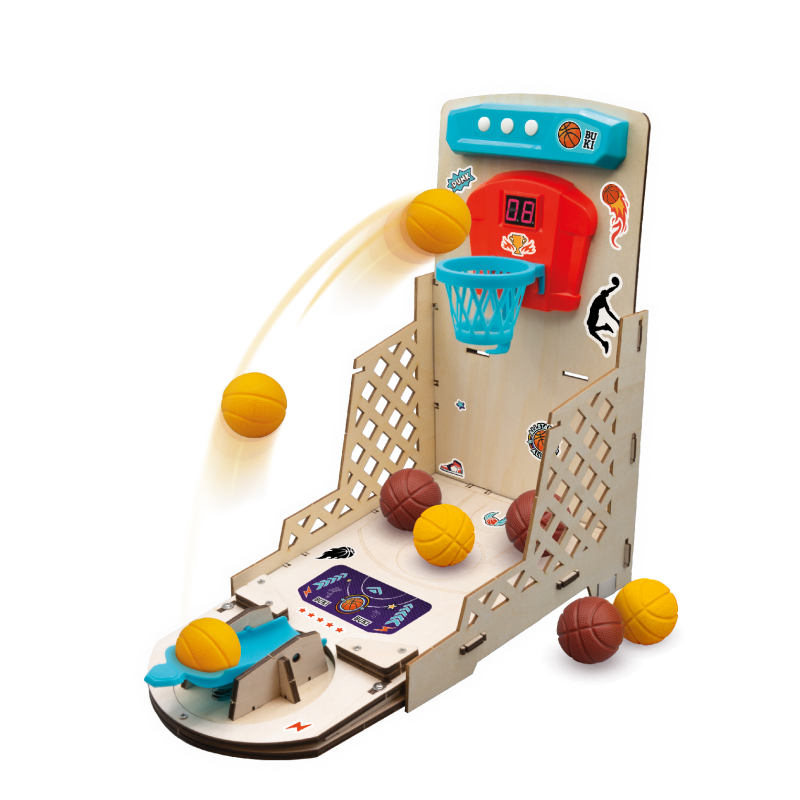 3D DIY Electronic Basketball Hoop