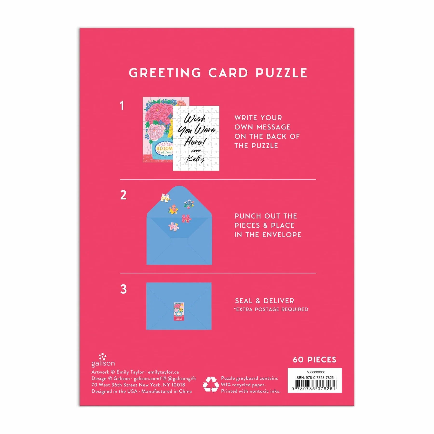 Greeting Card - Blooms of Love (60pcs)
