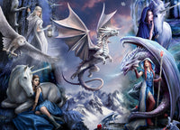 Anne Stokes - Silver Dragon Collage (1500pcs)