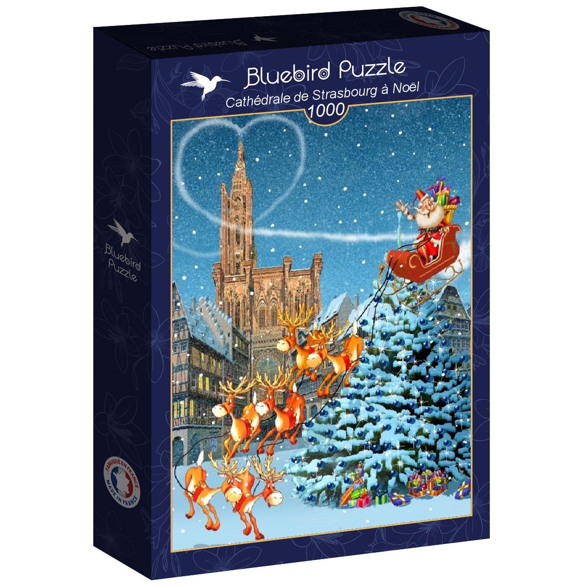 Cathédrale de Strasbourg à Noël, Francois Ruyer (1000pcs)