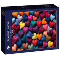 Coeurs multicolores (500pcs)