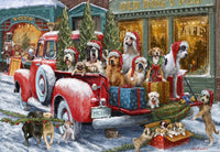 Chiens sur camion (1000pcs)