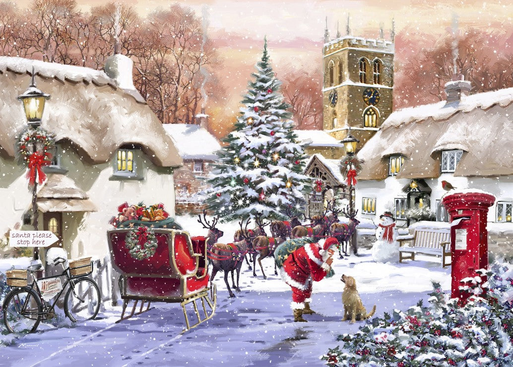 Village and Santa (500pcs)