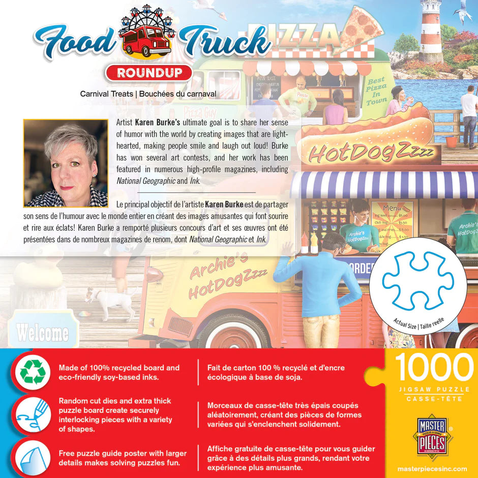 Food Truck Round-up - Carnival Treats, Karen Burke (1000pcs)