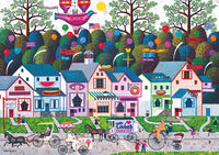 PFG Confection Street, Charles Wysocki (500pcs) (Usage/Used - PUZZLES FOR GOOD)