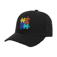 Casquette de baseball Puzzle - Noir