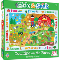 Hide & Seek - Counting on the Farm (48pcs)