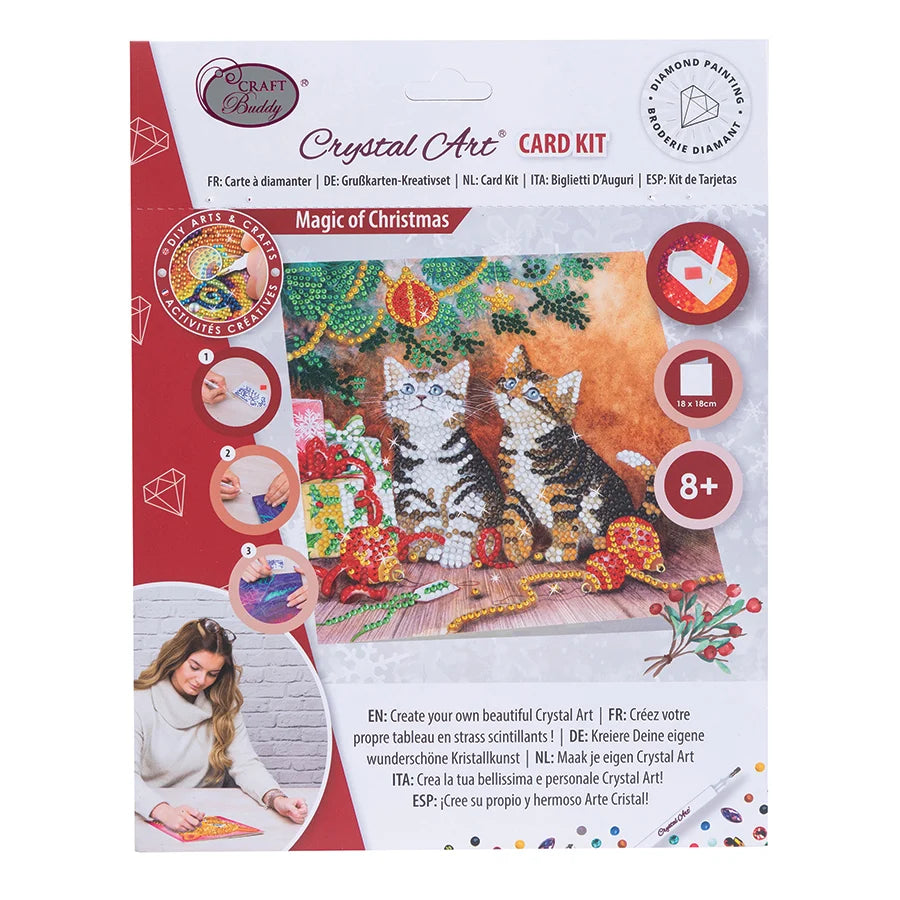 Crystal Art Card Kit - Magic of Christmas