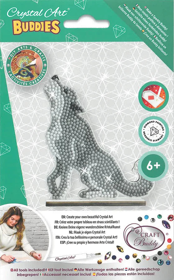 Crystal Buddies - Wolf