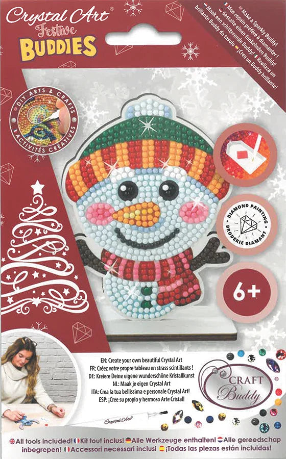 Crystal Buddies - Snowman