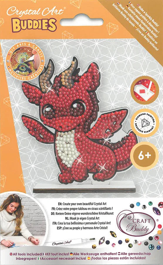 Crystal Buddies - Red Dragon
