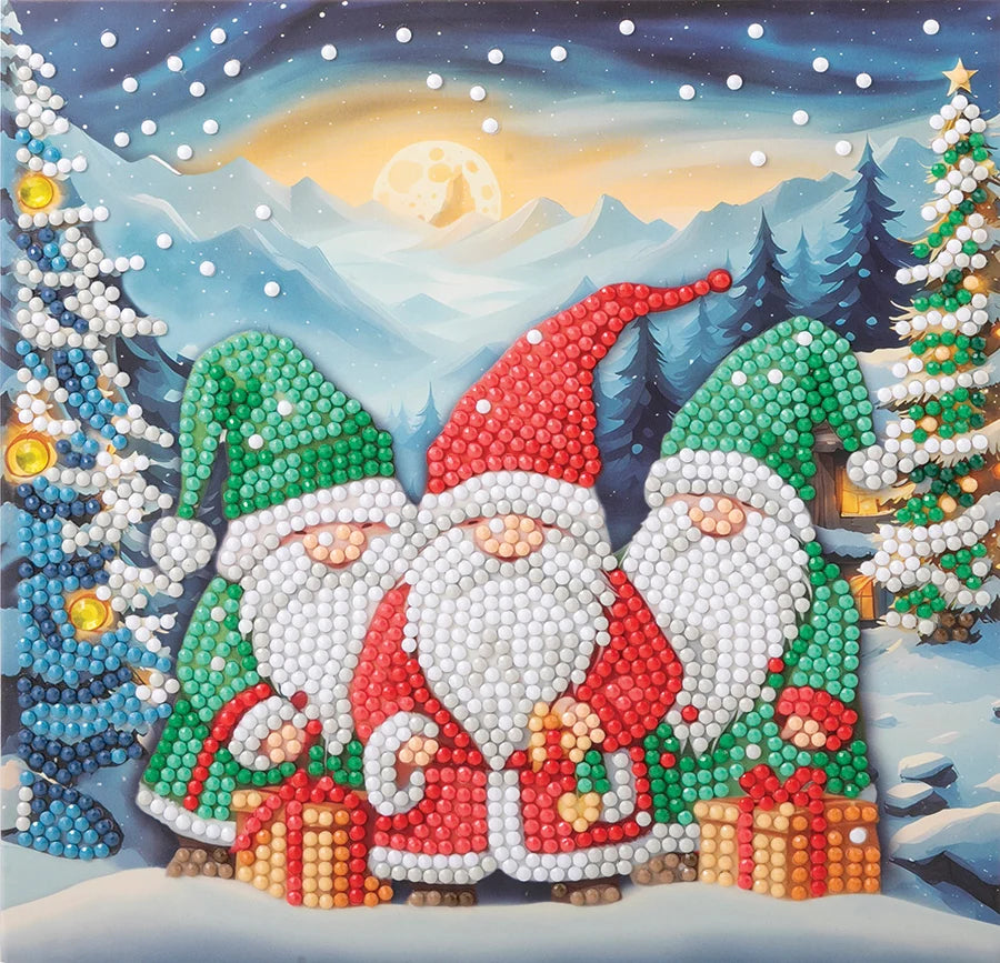 Crystal Art Card Kit - Arctic Friends