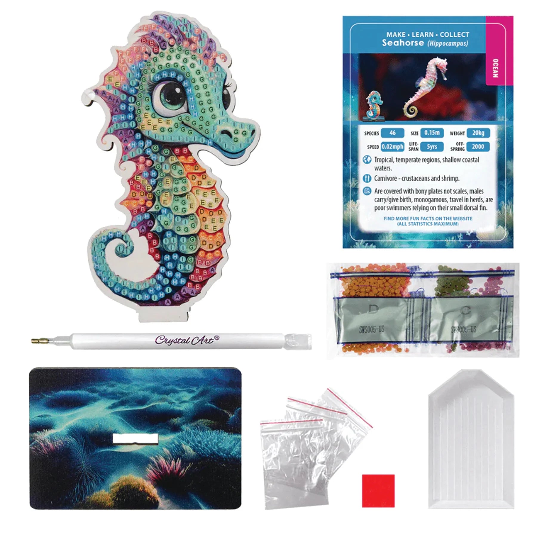 Crystal Buddies - Seahorse