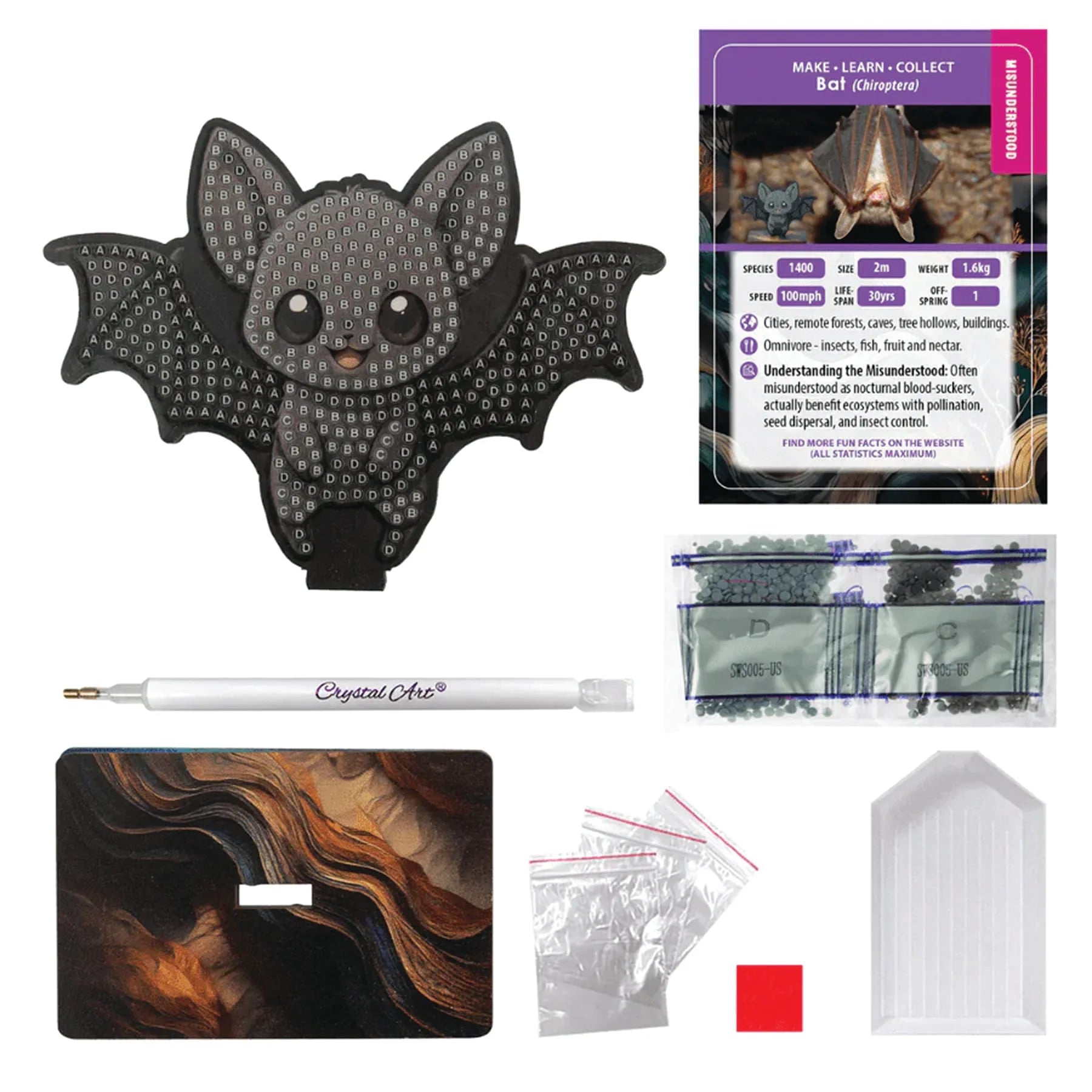 Crystal Buddies - Bat