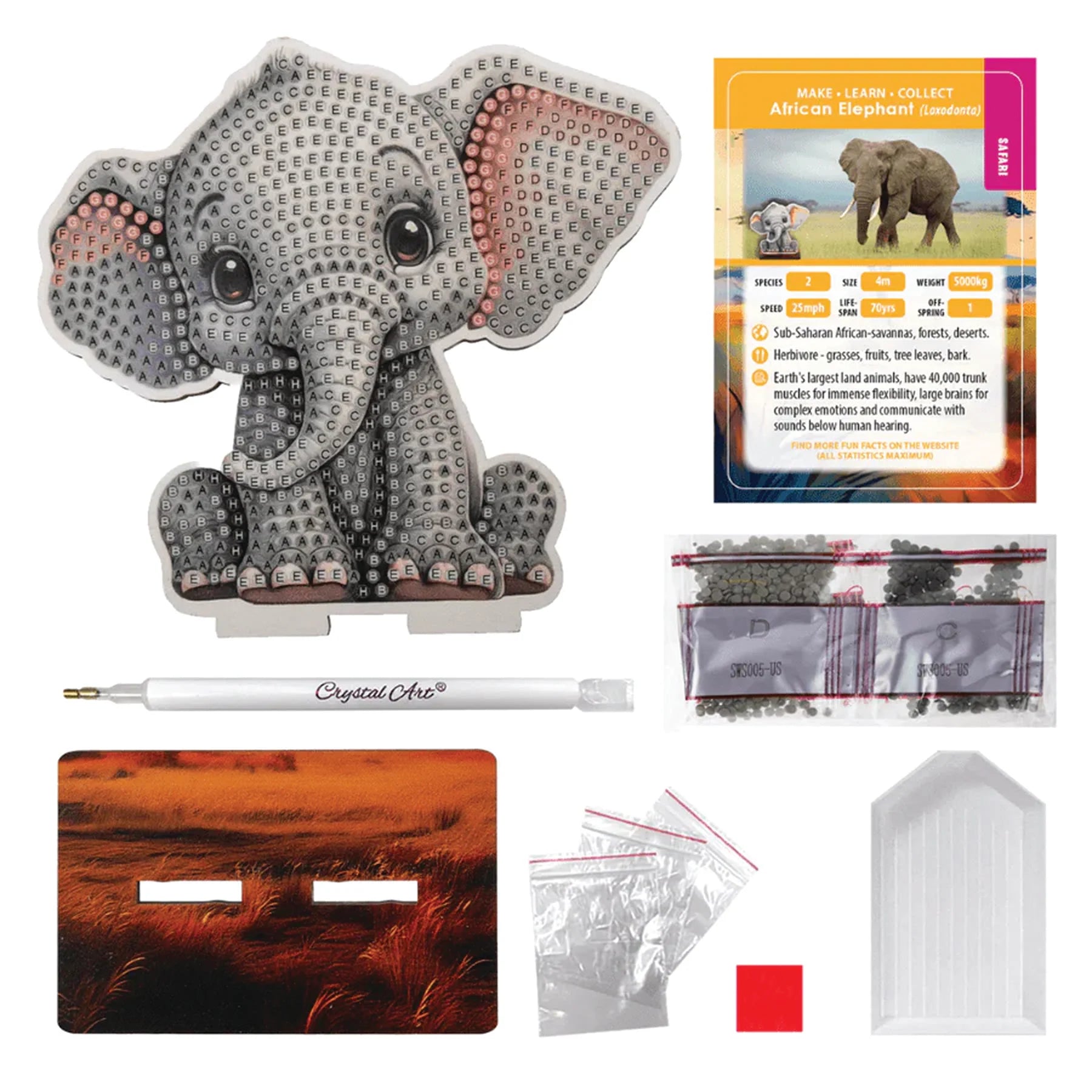 Crystal Buddies - Elephant