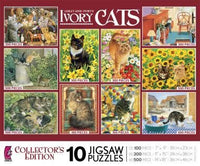 PFG 10-in-1 Ivory Cats (Usage/Used - PUZZLES FOR GOOD)