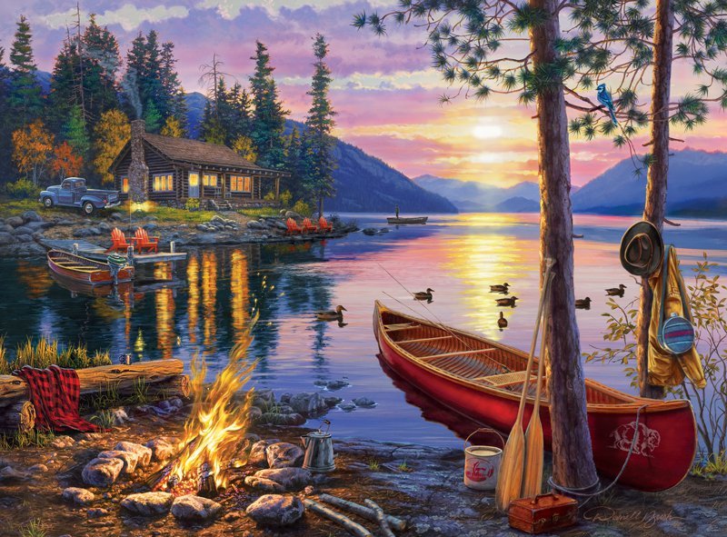 PFG Canoe Lake, Darrell Bush (Usage/Used - PUZZLES FOR GOOD)