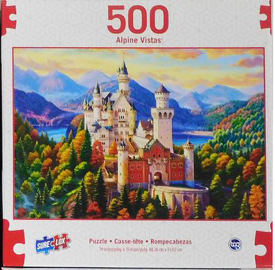 PFG Castle in the Mountains (500pcs) (Usage/Used - PUZZLES FOR GOOD)